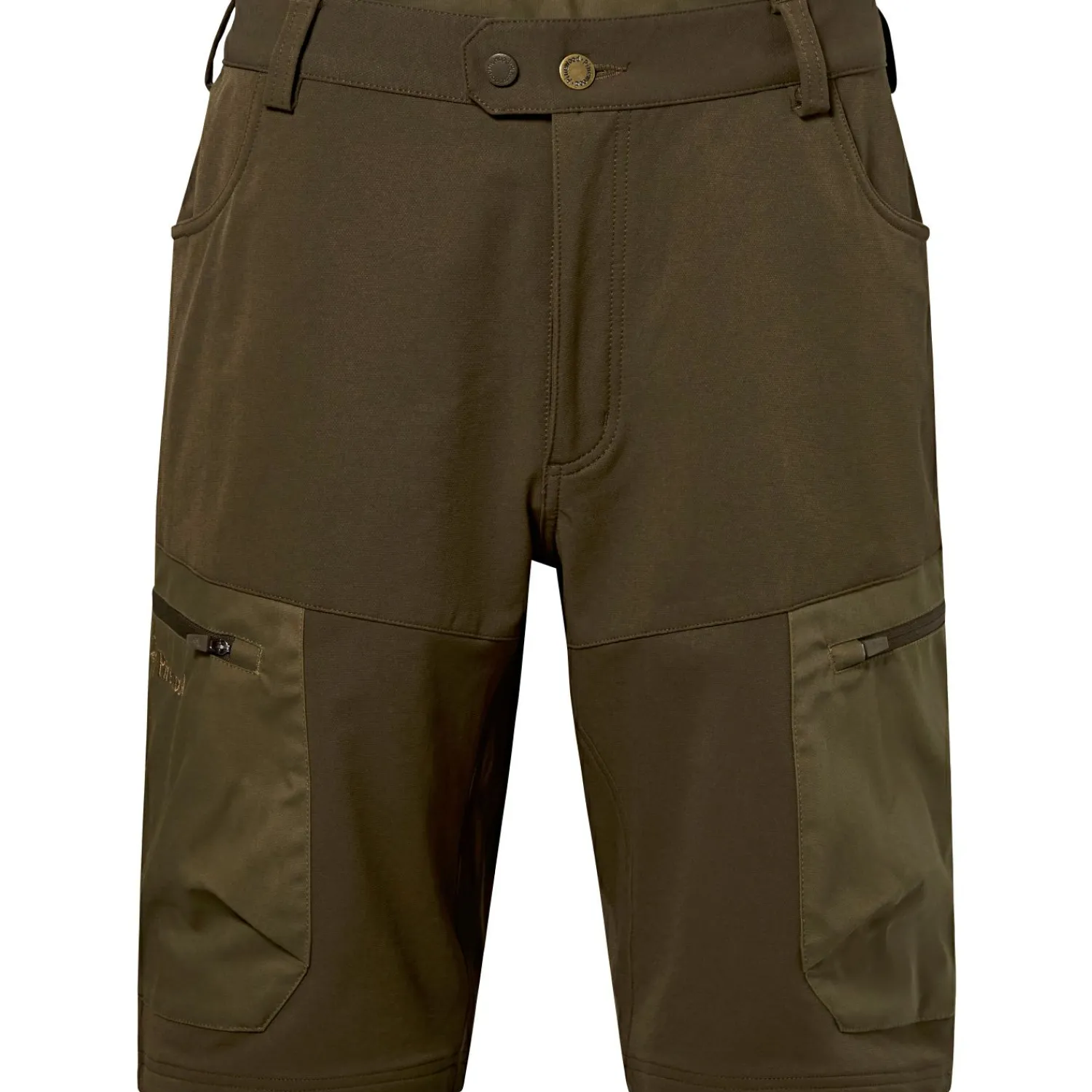 Online Finnveden Hybrid Shorts Herren (D.Olive/H.Olive) Outdoor- & Angelshorts & Cargoshorts