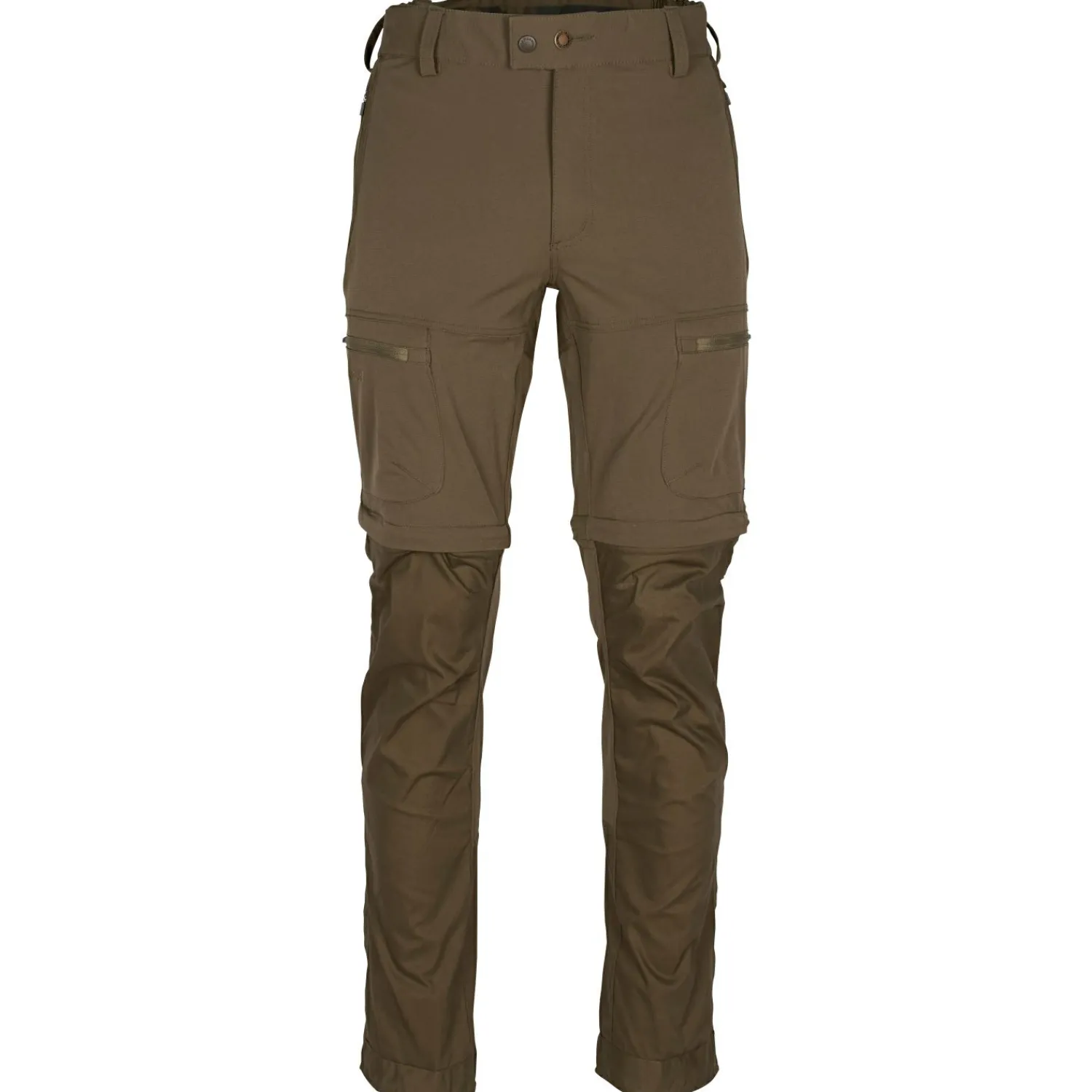 Sale Finnveden Hybrid Zip-Off Trouser Herren (H.Olive) Outdoor- & Angler-Cargohosen