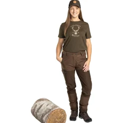 Pinewood Furudal Active Trouser Damen (H.Brown/Suede Brown)<Damen Damen Angelhosen