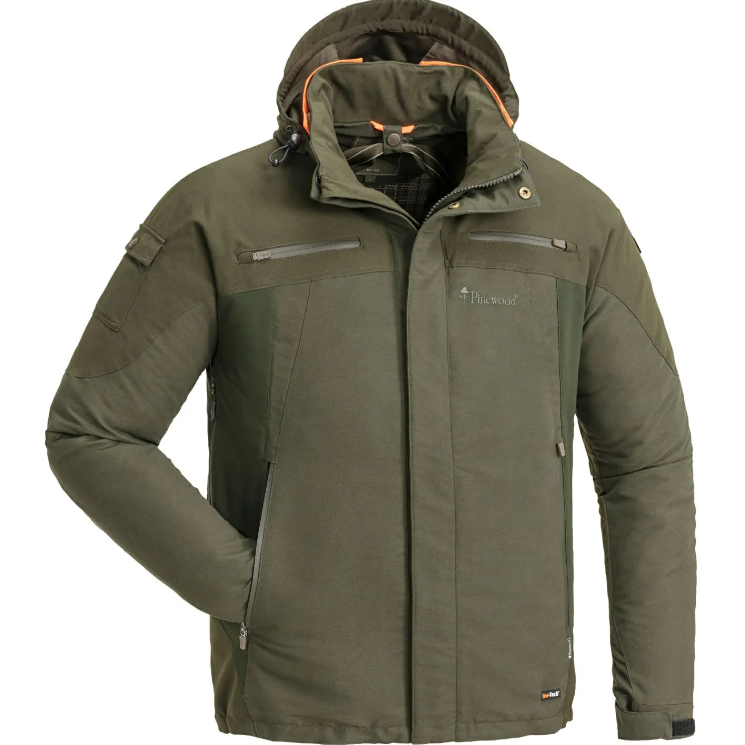 Pinewood Furudal Caribou Hunt Extreme Jacket Herren (Suede Brown/D.Olive)< Outdoor- & Angel-Jacken