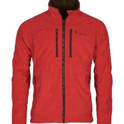 Pinewood Furudal Reversible Fleece Jacket Herren (H.Brown/Red)< Outdoor- & Angel-Jacken