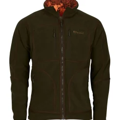 Clearance Furudal Reversible Camou Fleece Jacket Herren (H.Brown/Strata Blaze) Outdoor- & Angel-Jacken