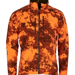 Clearance Furudal Reversible Camou Fleece Jacket Herren (H.Brown/Strata Blaze) Outdoor- & Angel-Jacken