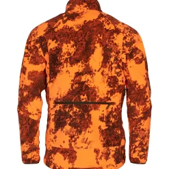 Clearance Furudal Reversible Camou Fleece Jacket Herren (H.Brown/Strata Blaze) Outdoor- & Angel-Jacken