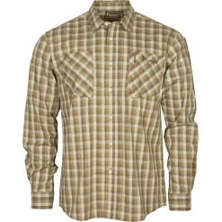Pinewood Glenn Hemd Herren (Green/Olive)< Outdoor- & Angelhemden