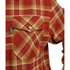 Pinewood Härjedalen Shirt Herren (Terracotta/D.Sand)< Outdoor- & Angelhemden