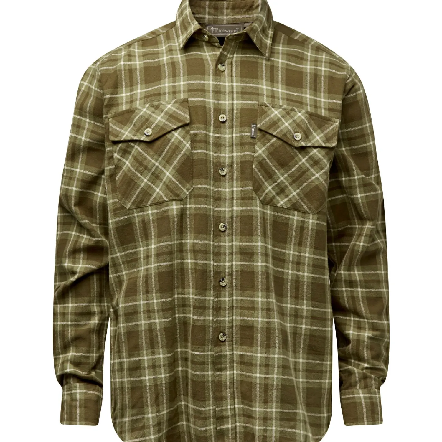 Hot Härjedalen Shirt Herren (Olive Green) Outdoor- & Angelhemden