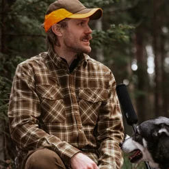 Hot Härjedalen Shirt Herren (Olive Green) Outdoor- & Angelhemden