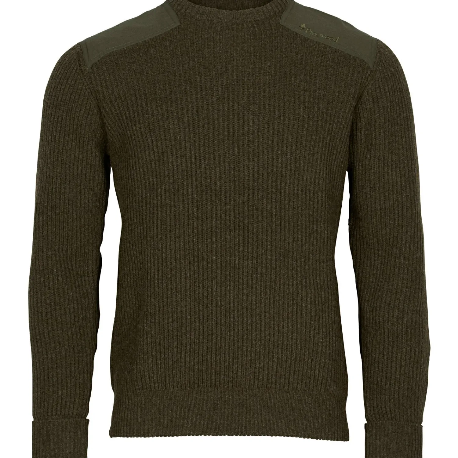 Online Lappland Rough Sweater Herren (Mossgreen Melange) Angelpullover & -Strickjacken