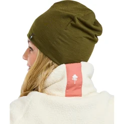 Pinewood Merino Wool Beanie Unisex (Olive Green)< Anglerhüte & Anglermützen