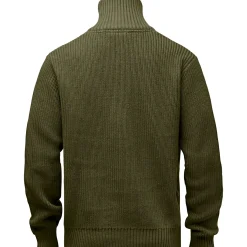 Pinewood Philip Knitted Sweater Herren (Olive Green)< Angelpullover & -Strickjacken
