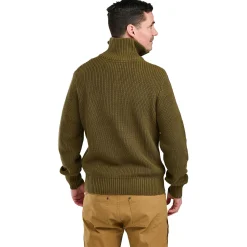 Pinewood Philip Knitted Sweater Herren (Olive Green)< Angelpullover & -Strickjacken