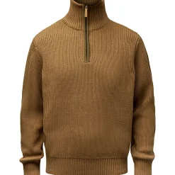 Hot Philip Knitted Sweater Herren (D.Sandstone) Angelpullover & -Strickjacken