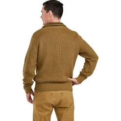 Hot Philip Knitted Sweater Herren (D.Sandstone) Angelpullover & -Strickjacken