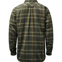 Pinewood Pile Overshirt Herren (D.Green/Bronze)< Outdoor- & Angelhemden