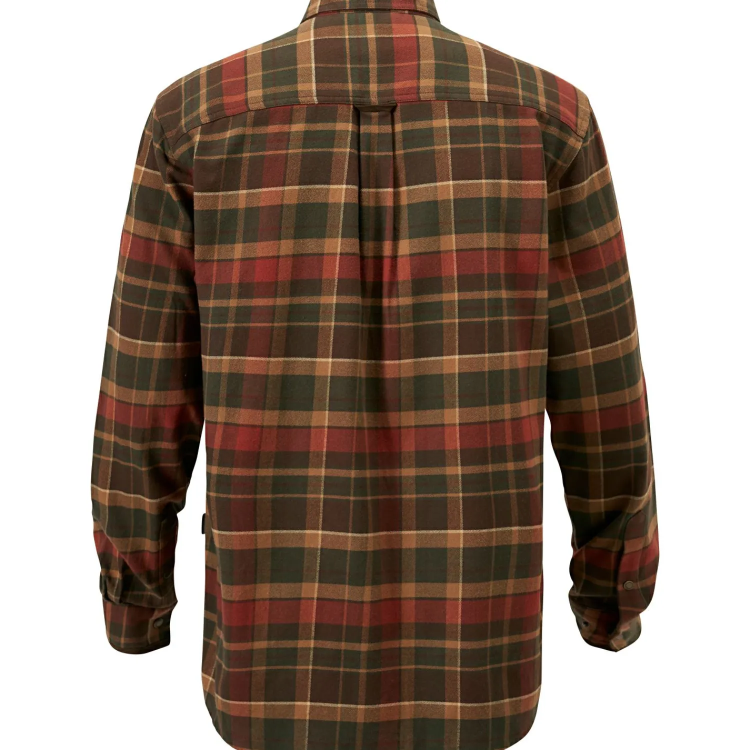 Clearance Prestwick Exclusive Shirt Herren (D.Green/Terracotta) Outdoor- & Angelhemden