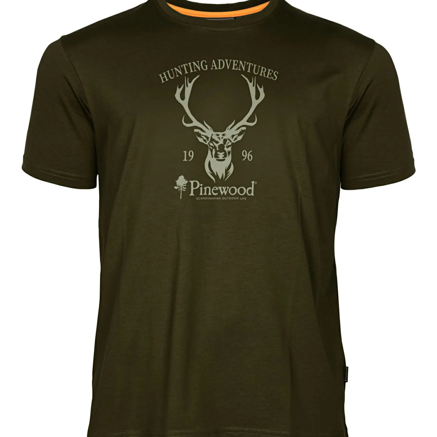 New Red Deer T-Shirt Herren (Green) Angelshirts & Angel-Oberteile