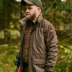 Clearance Småland Hunters Jacket Herren (Suede Brown) Outdoor- & Angel-Jacken