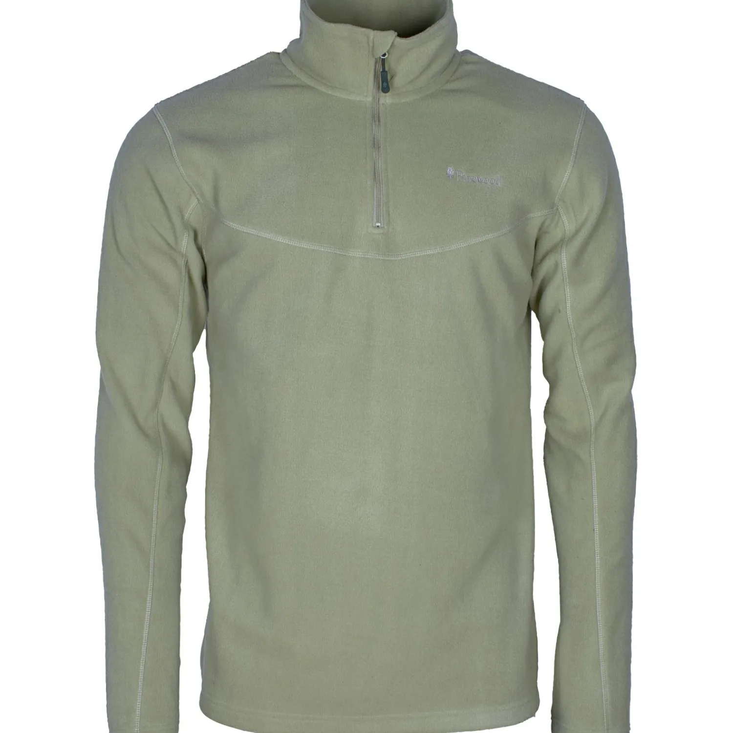 Pinewood Tiveden Fleece Sweater Herren (Mid Khaki)< Angelpullover & -Strickjacken
