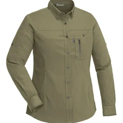 Tiveden TC-Stretch Insectsafe Damenbluse Damen (H.Olive) Damen Damen Angelshirts & -Oberteile