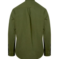 Pinewood Värnamo InsectSafe Hemp Mix L/S Shirt Herren (Pine Green)< Outdoor- & Angelhemden