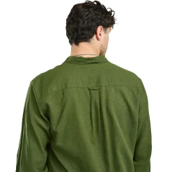 Pinewood Värnamo InsectSafe Hemp Mix L/S Shirt Herren (Pine Green)< Outdoor- & Angelhemden