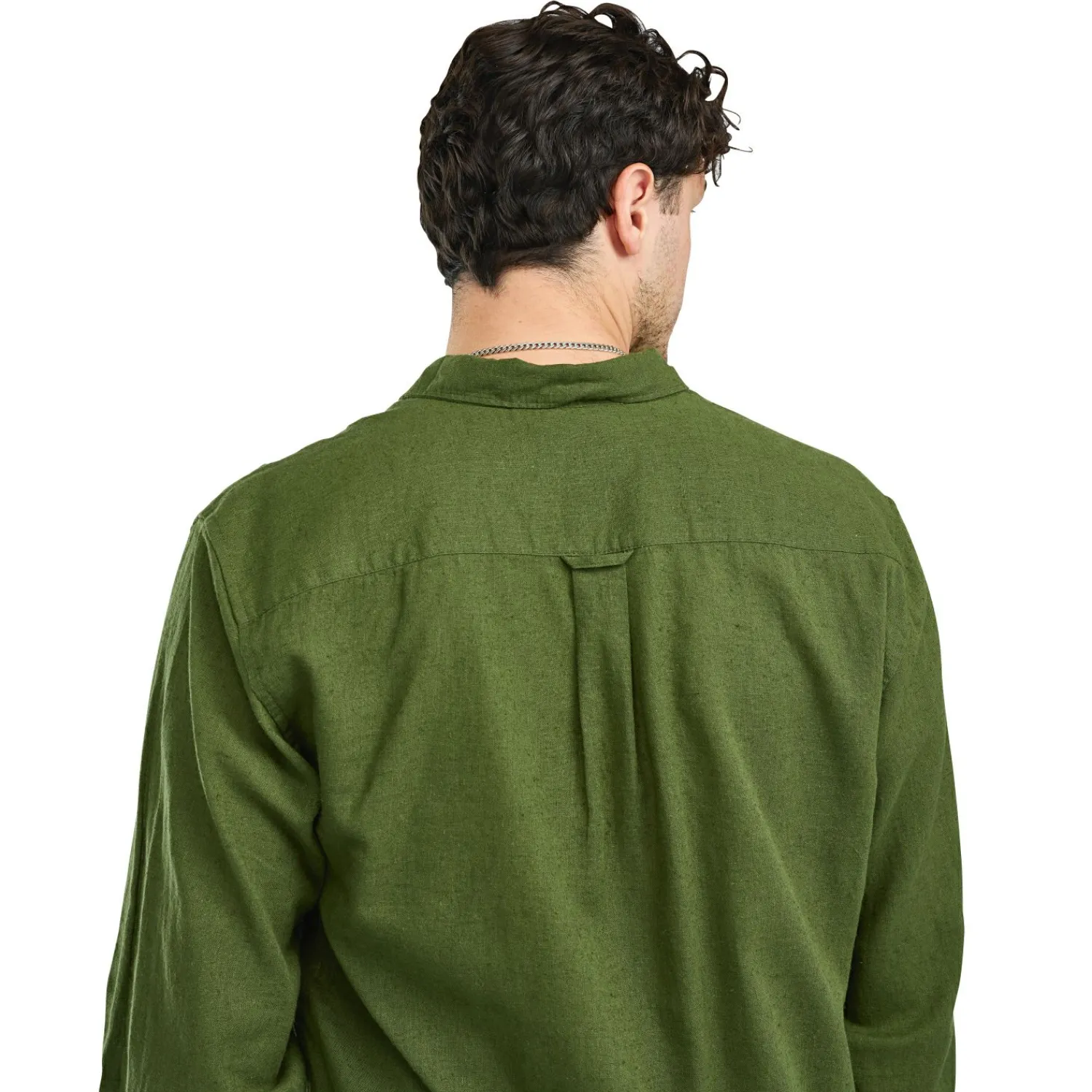 Pinewood Värnamo InsectSafe Hemp Mix L/S Shirt Herren (Pine Green)< Outdoor- & Angelhemden