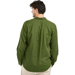 Pinewood Värnamo InsectSafe Hemp Mix L/S Shirt Herren (Pine Green)< Outdoor- & Angelhemden