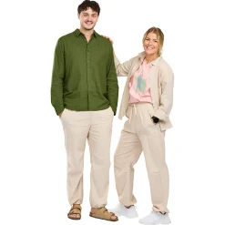 Pinewood Värnamo InsectSafe Hemp Mix L/S Shirt Herren (Pine Green)< Outdoor- & Angelhemden
