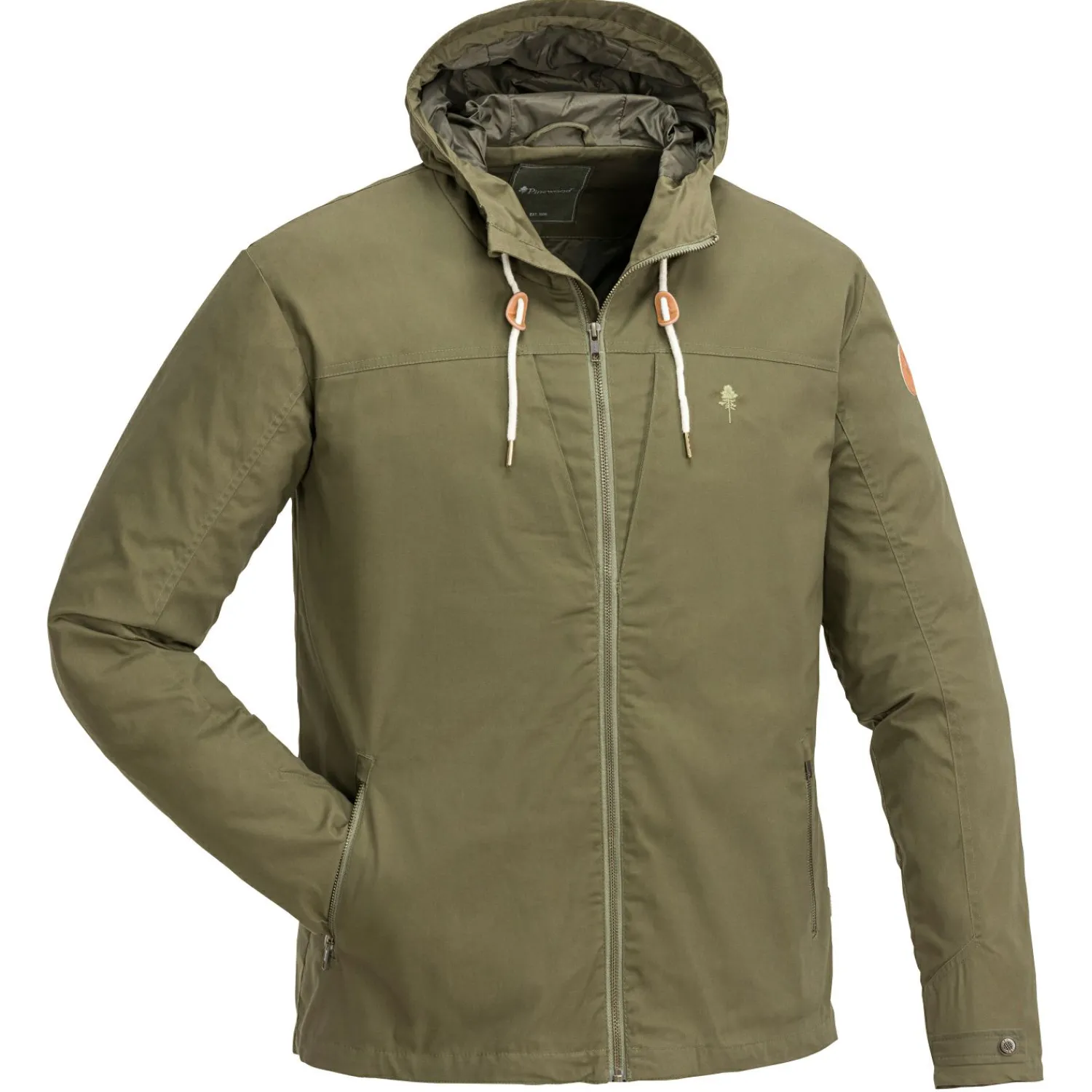 Pinewood Värnamo Light Jacke Herren (H.Olive)< Outdoor- & Angel-Jacken