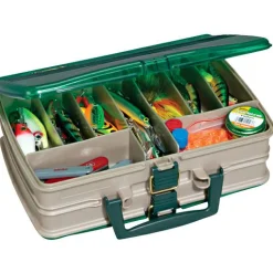 Plano Double-Sided 20-Compartment Satchel< Angelkoffer & Angelboxen ·Angelboxen