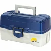 Plano Two-Tray Tackle Box (Blue Meatllic/Off-White)< Angelkoffer & Angelboxen ·Angelkoffer