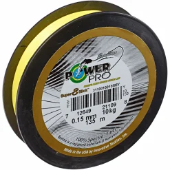 Sale Angelschnur Super 8 Slick (gelb, 135 m) Geflochtene Schnüre