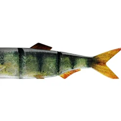 Prorex Hybrid Swimbait Ersatzschwänze (3D glitter perch)< Wobbler