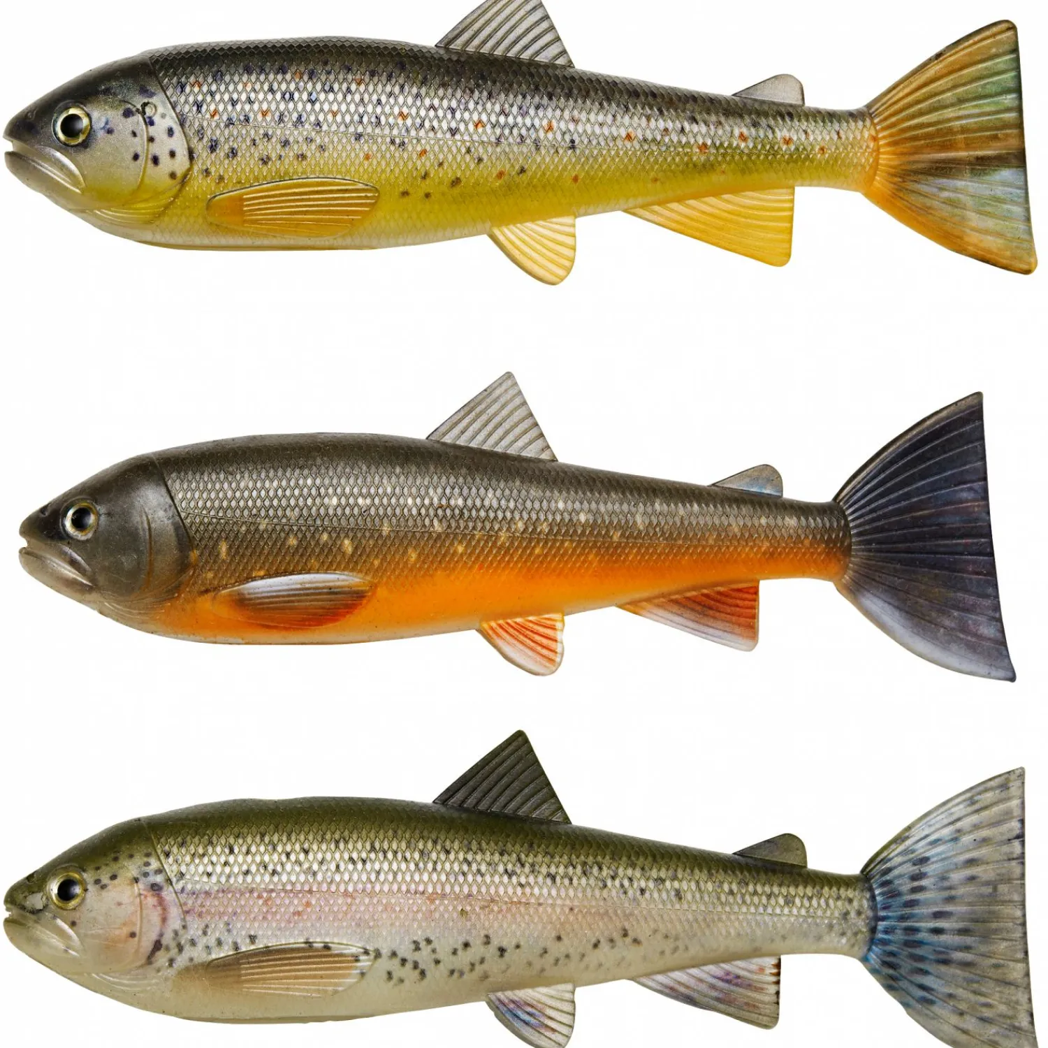 Pulz Bait Trout Skinz Set (Brown/Rainbow/Char)< Gummiköder ·Sonstige Weichplastikköder