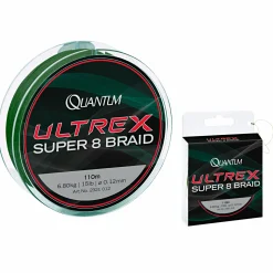 Discount Angelschnur Ultrex Super 8 Braid (grün, 110 m) Geflochtene Schnüre