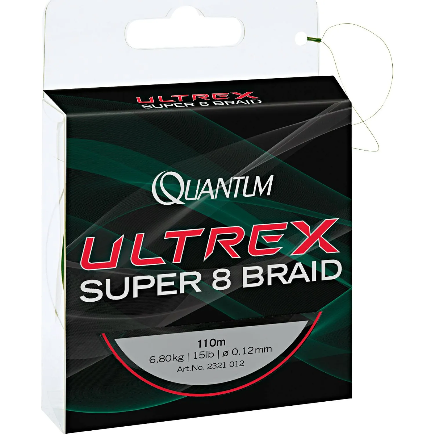 Discount Angelschnur Ultrex Super 8 Braid (grün, 110 m) Geflochtene Schnüre