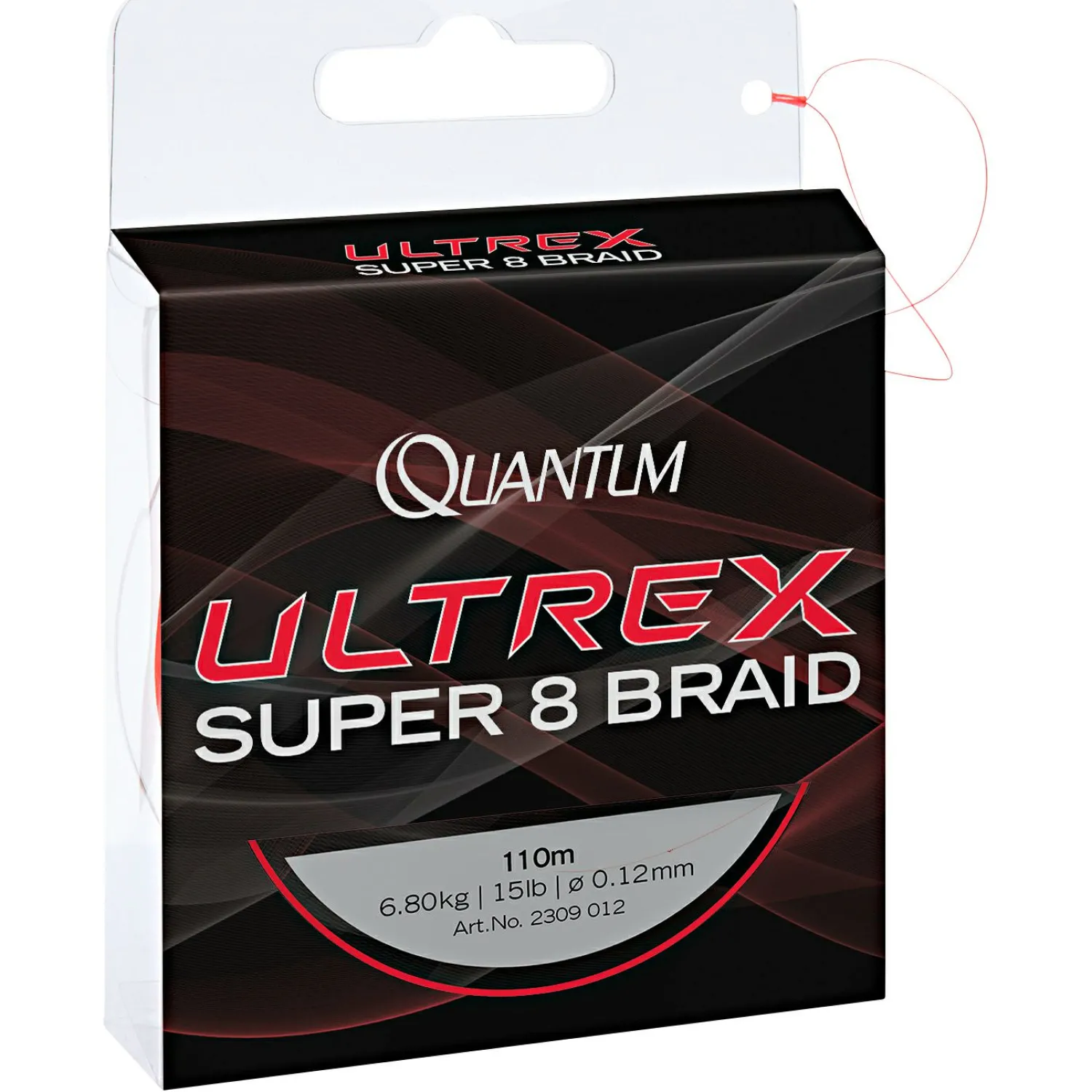 Quantum Angelschnur Ultrex Super 8 Braid (rot, 110 m)< Geflochtene Schnüre