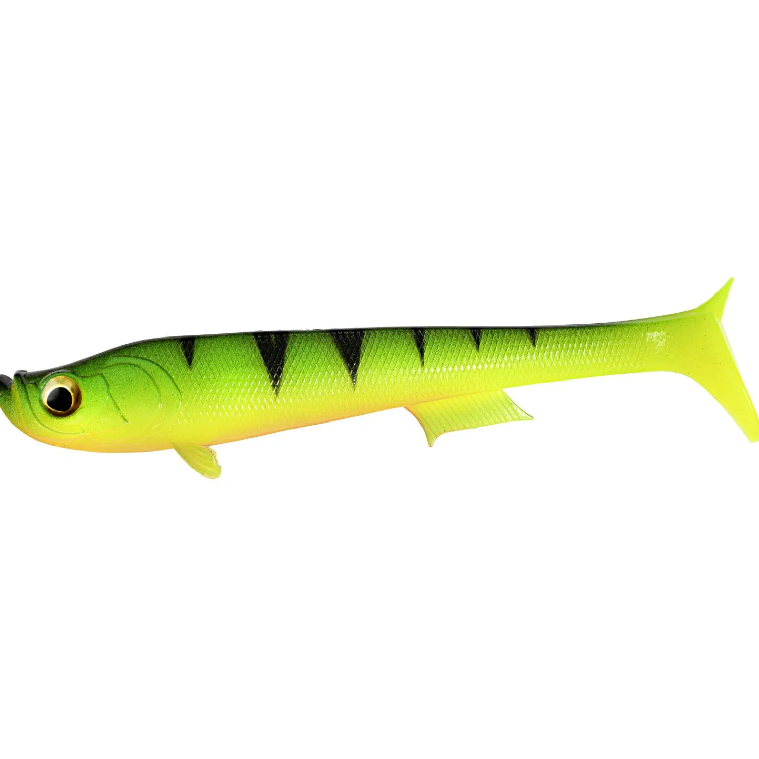Quantum Gummiköder Tarp Shad (Firetiger)< Gummiköder ·Gummifische & Shads