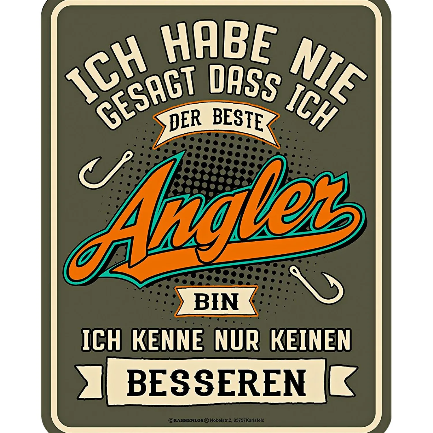 Outlet Blechschild Geschenkideen Für Angler