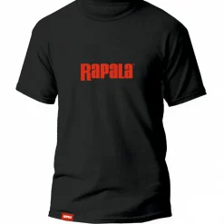 Rapala Black Red Logo T-Shirt< Angelshirts & Angel-Oberteile