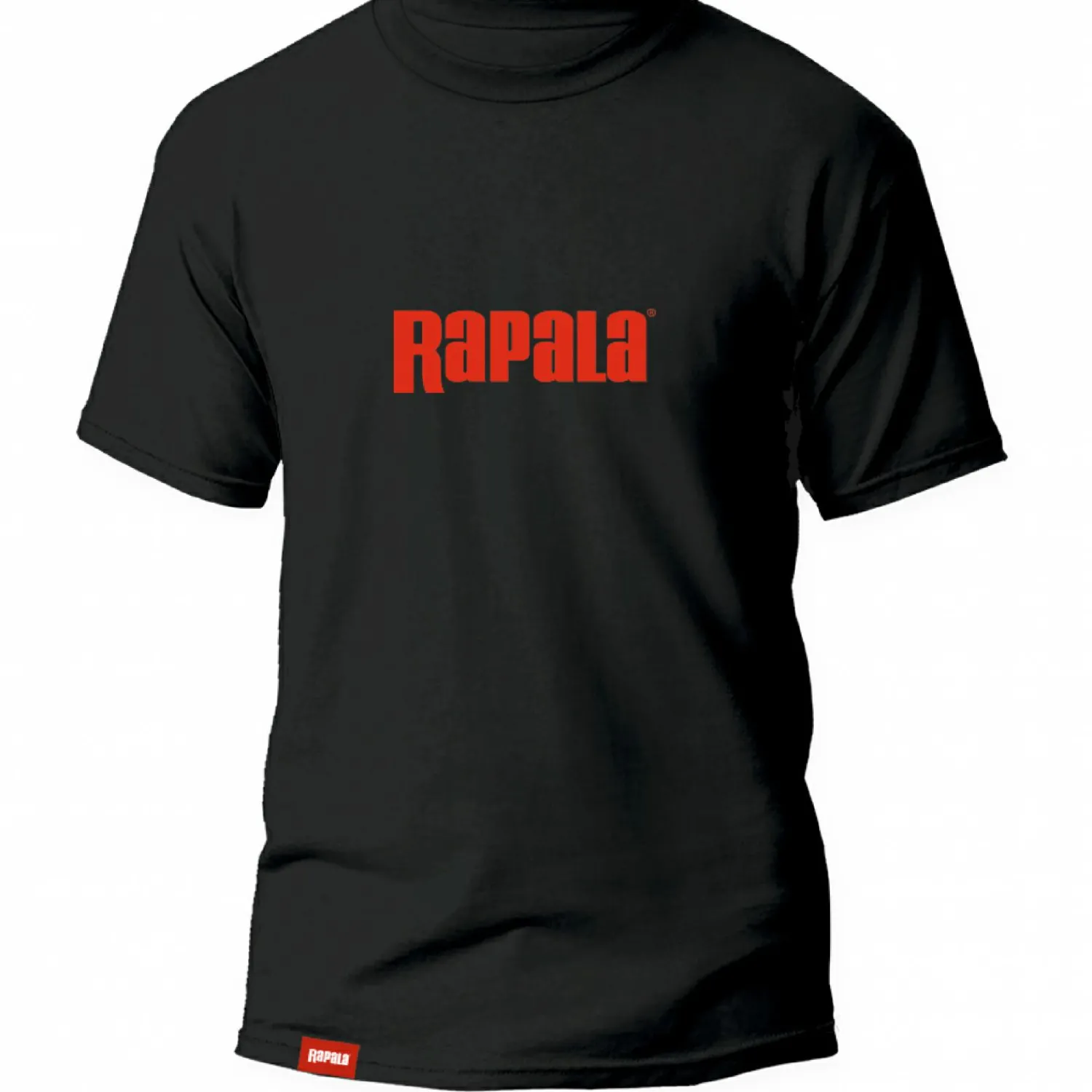Rapala Black Red Logo T-Shirt< Angelshirts & Angel-Oberteile