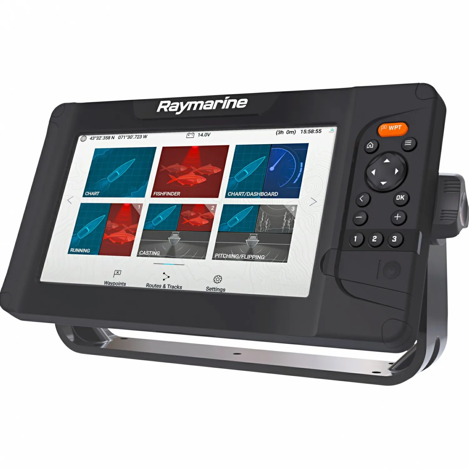 Raymarine Fischfinder Element 9 HV (HV-100 Geber, keine Karte)< Echolote & Plotter