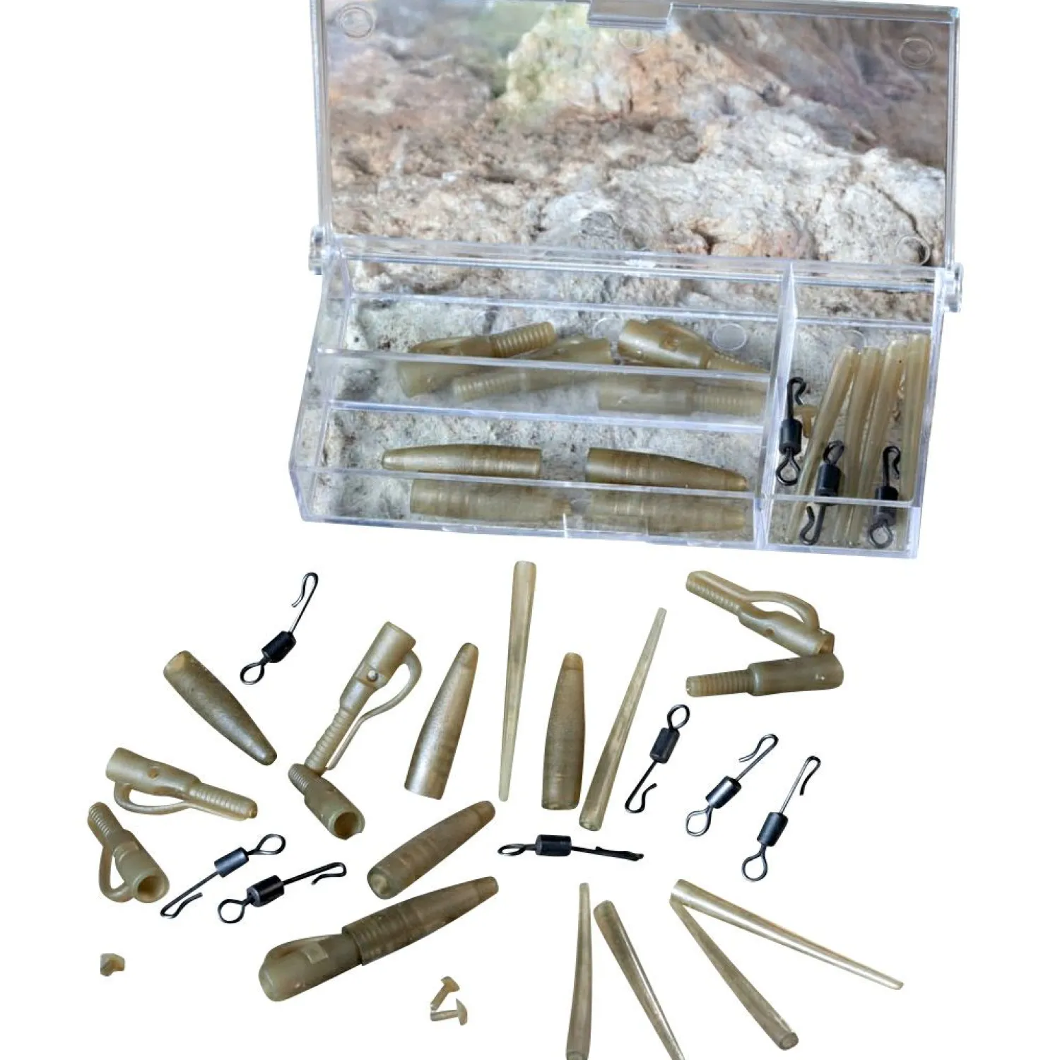 Clearance Lead Clip mit Quick Change Set Angelvorfächer & Beifänger|Karpfenangeln-Zubehör