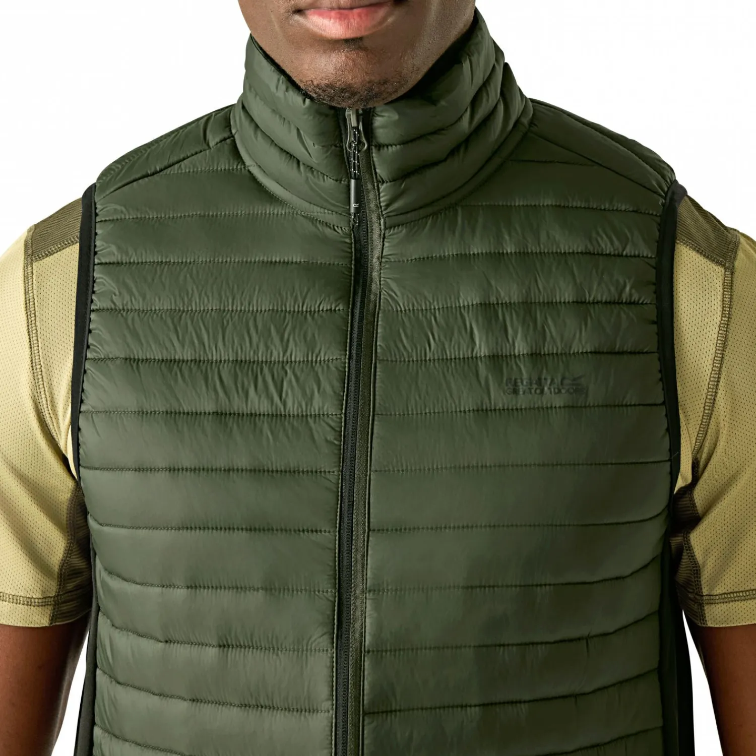 Regatta Andreson Hybridweste Herren (Dark Khaki/Black)< Outdoor- & Anglerwesten