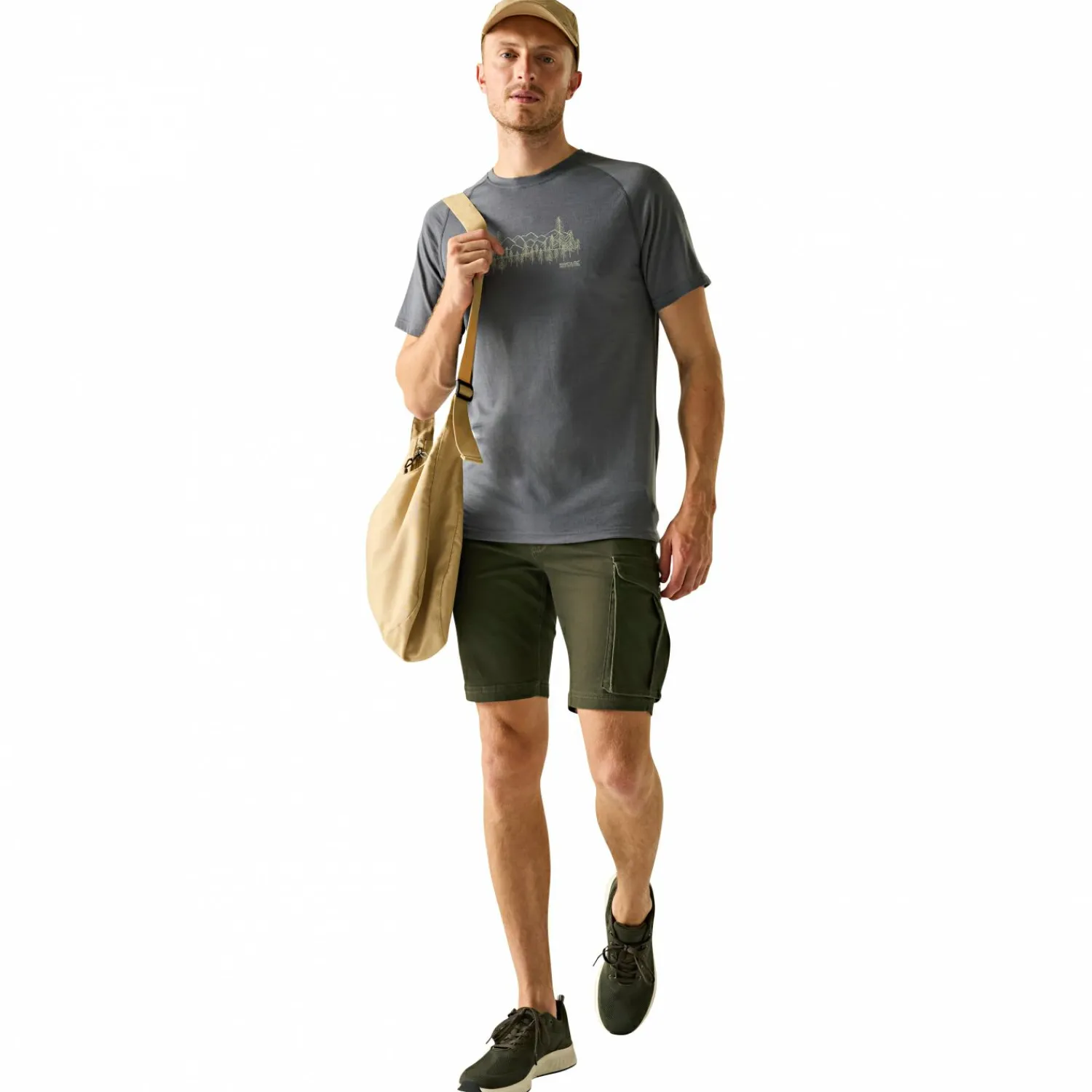 Online Bendrick Shorts Herren (Dark Khaki) Outdoor- & Angelshorts & Cargoshorts