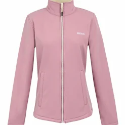 Regatta Connie V Softshell-Walkingjacke Damen (Lilas/Light Vanilla)<Damen Damen Angeljacken & -Westen