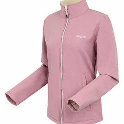Regatta Connie V Softshell-Walkingjacke Damen (Lilas/Light Vanilla)<Damen Damen Angeljacken & -Westen