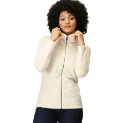 Sale Heloise Fleecejacke Damen (White) Damen Damen Angeljacken & -Westen