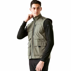 Regatta Insektenabweisende Packaway Weste Herren (Treetop)<Damen Damen Angeljacken & -Westen